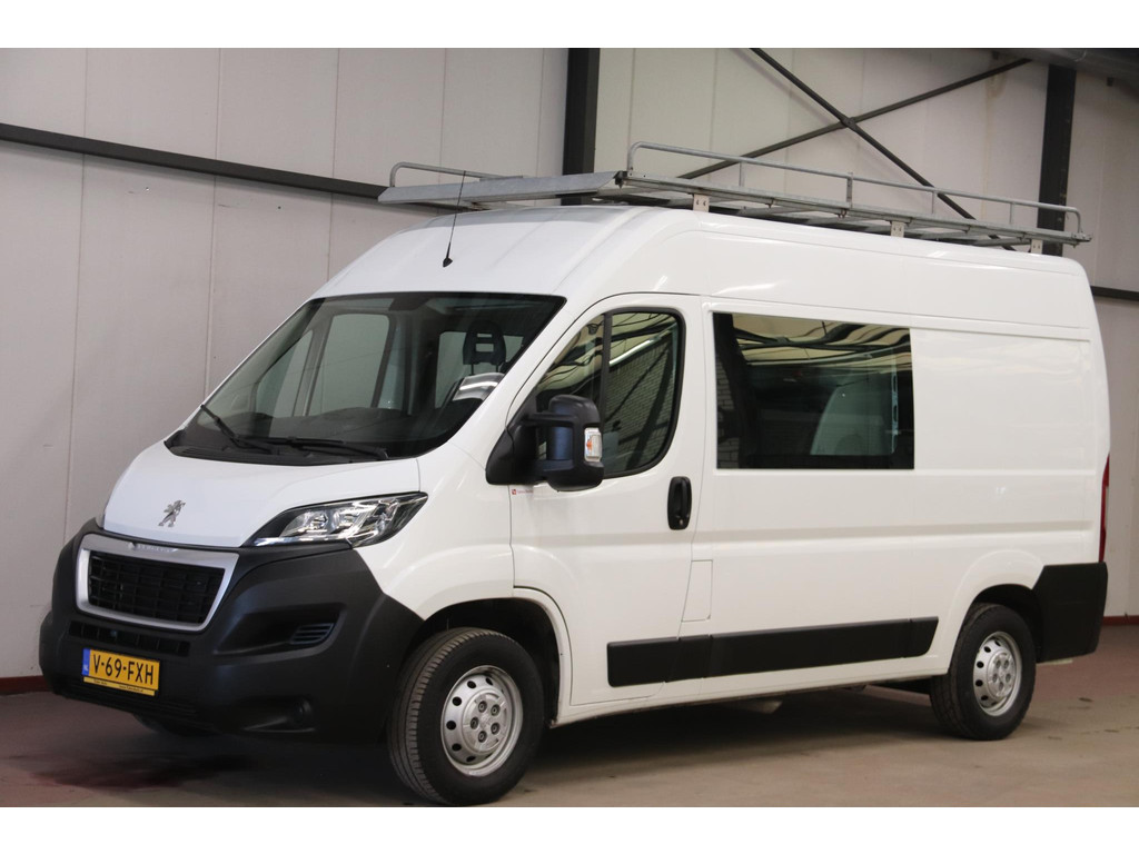 Peugeot Boxer L2H2 DUBBEL CABINE 7 personen met IMPERIAAL